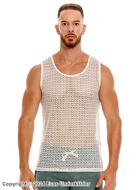 Tanktop für Herren, Stricknetz